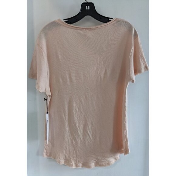 NWT Alo Yoga | Playa Scoop-Neck Tee In Nectar - Picture 5 of 10